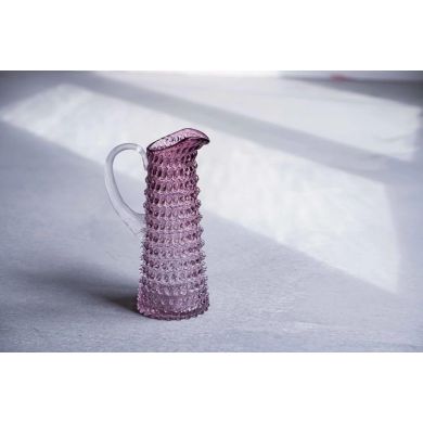 Графін для напоїв 1000 мл високий Hobnail, Underlay Violet KLIMCHI 16185/1000-327/27
