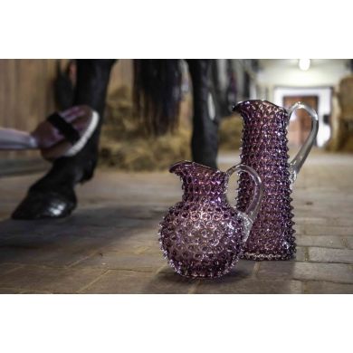 Графін для напоїв 1000 мл високий Hobnail, Underlay Violet KLIMCHI 16185/1000-327/27