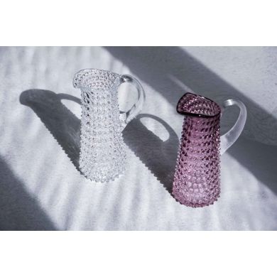 Графін для напоїв 1000 мл високий Hobnail, Underlay Violet KLIMCHI 16185/1000-327/27