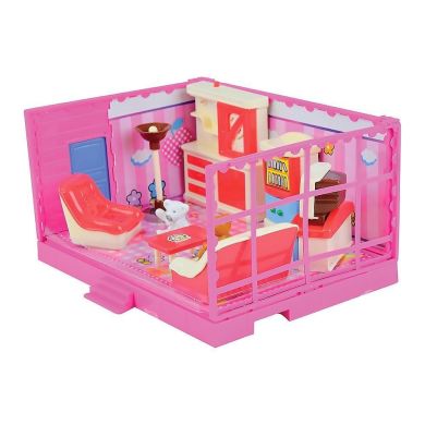 Игрушечная комната с телевизором и мебелью Shantou Happy Family Гостиная HY-041AE