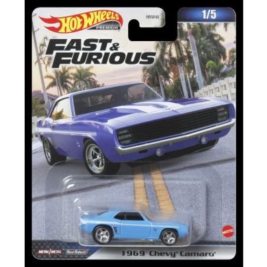 Колекційна модель машинки 1969 Chevy Camaro серії Форсаж HNW46/HKD24