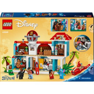 Конструктор Пляжний будинок Ліло і Стіч LEGO Disney 43268
