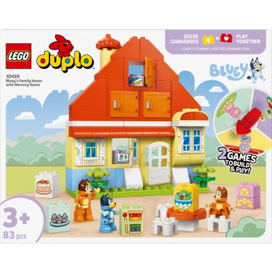 Конструктор Родинний дім Блуї із грою на запамʼятовування LEGO DUPLO 10459