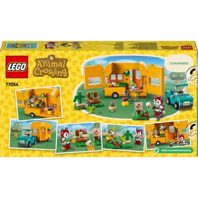 Конструктор Садовый магазин и караван, принадлежащие Leif LEGO Animal Crossing 77054