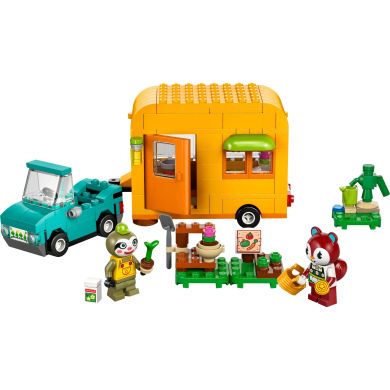 Конструктор Садовый магазин и караван, принадлежащие Leif LEGO Animal Crossing 77054