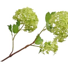 Цветок искусственный Гортензия ветка зеленая 107 см Silk-ka 123372
