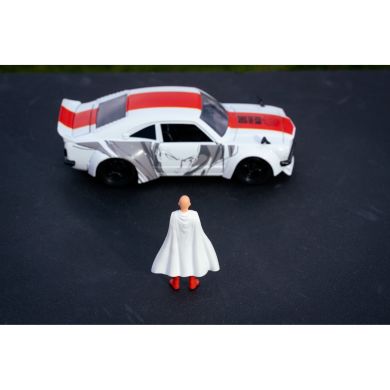Машина металлическая Jada Ванпанчмен Мазда RX-3 (1974) с фигуркой Сайтама, масштаб 1:24, 8+ JADA 253255058