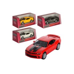 Машинка KT Chevrolet 5383 WF инерционная, металл, 1:38, открываются двери, резиновые колеса, 4 цвета, корр., 16-7-8,5 см