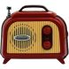 Міні-портативне радіо Legami 7,5 x 8,8 x 4,5 cm FM0001