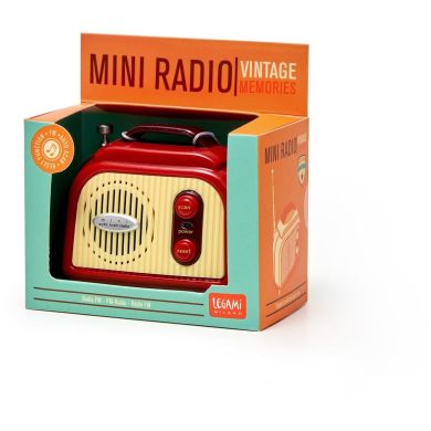 Міні-портативне радіо Legami 7,5 x 8,8 x 4,5 cm FM0001