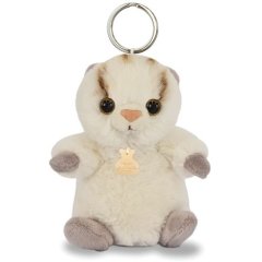 М'яка іграшка-брелок Кіт кремовий, 12см DouDou HO3293