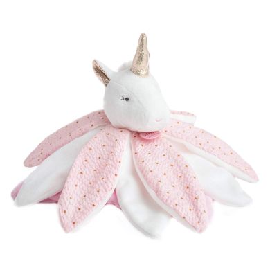 Комфортер-мягкая игрушка Единорог коллекция Attrape Reves, в коробке, 26см DouDou C3547