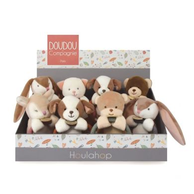 Мягкая игрушка DouDou с кольцом lapin в ассортимене 17 см DC4030