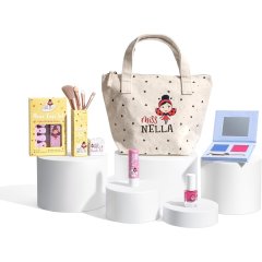 Набір дитячої косметики Miss Nella Backpack of Wonders (3 лаки для нігтів, бальзам для губ,рум'яна,тіні, інші аксесуари) MNBP