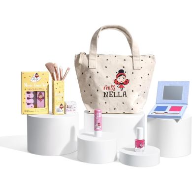 Набір дитячої косметики Miss Nella Backpack of Wonders (3 лаки для нігтів, бальзам для губ,рум'яна,тіні, інші аксесуари) MNBP