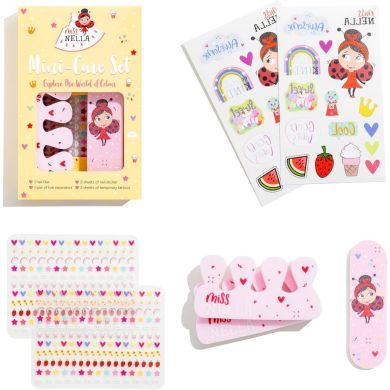 Набір дитячої косметики Miss Nella Backpack of Wonders (3 лаки для нігтів, бальзам для губ,рум'яна,тіні, інші аксесуари) MNBP