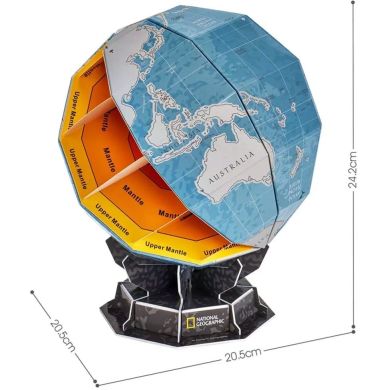 Набір для моделювання STEM СКРЕТЧ ГЛОБУС Cubic Fun DS1082h