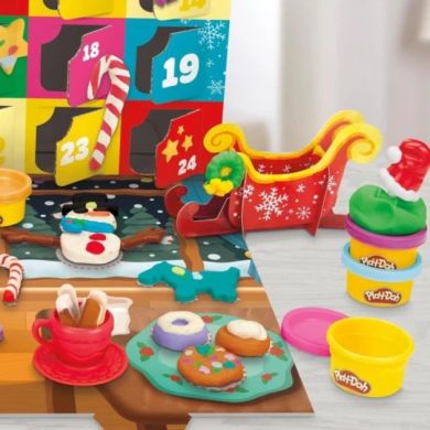 Набор для творчества с массой для лепки Адвент календарь Play-Doh G0501