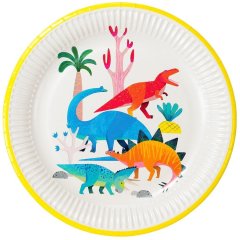 Одноразовые тарелки серии Dino Talking Tables DINO-PLATE