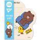 Бумага для заметок To Do Line Friends boy планшет с магнитом, блок 52 листа YES 170325