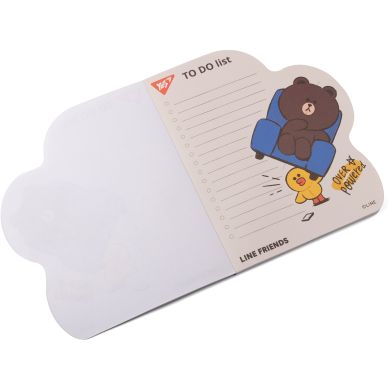 Бумага для заметок To Do Line Friends boy планшет с магнитом, блок 52 листа YES 170325