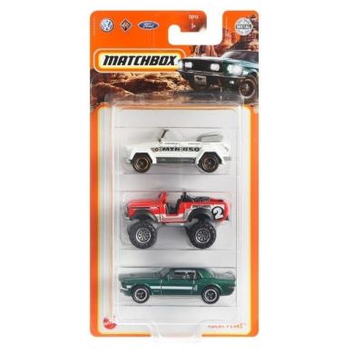 Подарочный набор автомобилей новый Matchbox 3 шт C3713