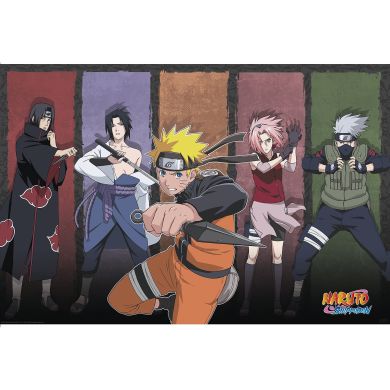 Постер ABYstyle Наруто Shippuden Наруто & alliÚs 91 см Abystyle ABYDCO759