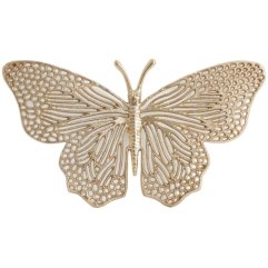 Прикраса 41x23x4 см BUTTERFLY блискуче золото Light&Living 7479298