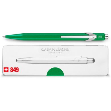 Ручка Caran d'Ache 849 Metal-X Зеленая, box 849.712