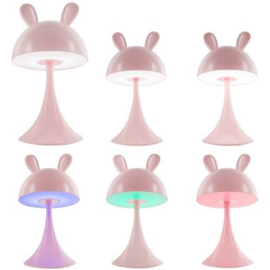 Світильник-нічник LED з акумулятором Simple Bunny, рожевий K25-317-1-2, Рожевий