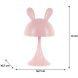 Світильник-нічник LED з акумулятором Simple Bunny, рожевий K25-317-1-2, Рожевий