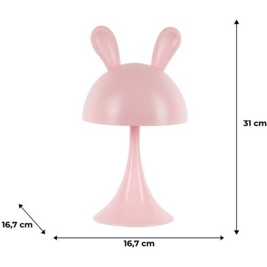 Світильник-нічник LED з акумулятором Simple Bunny, рожевий K25-317-1-2, Рожевий