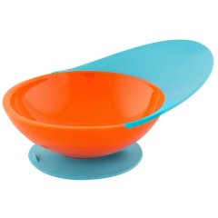 Тарілка глибока Catch Bowl помаранчево-блакитна, Boon B260, Помаранчевий