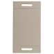 Поднос TOGO Имитация кожи, 20x32+2x5,5 см, серо-коричневый ZICZAC ZZ0477TAUPE
