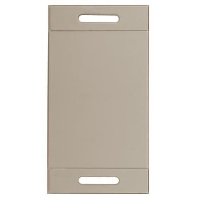 Поднос TOGO Имитация кожи, 20x32+2x5,5 см, серо-коричневый ZICZAC ZZ0477TAUPE