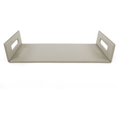 Таця TOGO Імітація шкіри, 20x32+2x5,5 см, сіро-коричневий ZICZAC ZZ0477TAUPE