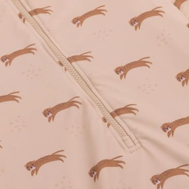 Целый купальник Коричневый Леопард Animal 86/92 Swim Essentials 2024SE1106