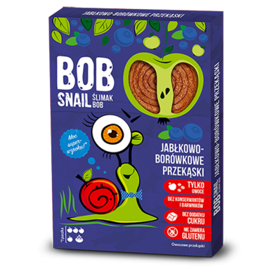 Конфеты Bob Snail натуральные яблочно-черничные 60 г 4820162520392