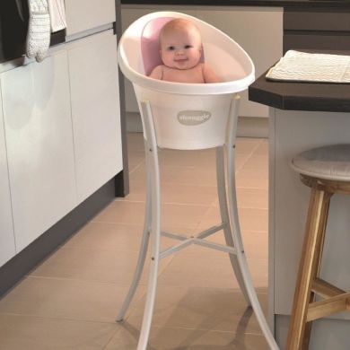 Ванночка Shnuggle біла/рожева 34 x 25 x 35 SHN-PPB-WPK, Білий