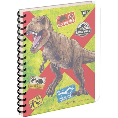 Тетрадь для записей YES А5/144 пл обкл Jurassic World Парк Юрского периода Dino tracker 681872