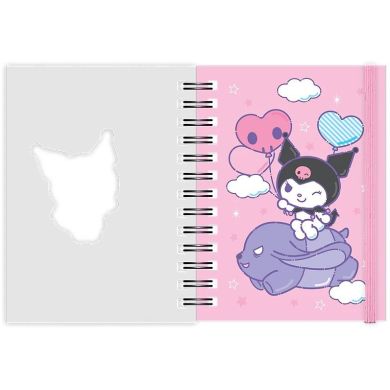 Блокнот вырубка, спираль, 80 листов, А6 Kuromi HK26-229