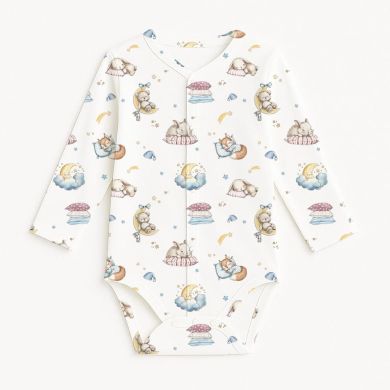 Боди с длинными рукавами и спереди с воротником для младенцев My Little Pie 1/3 месяцев (56-62) Moonlight BLS005