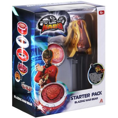 Дзиґа Infinity Nado VI серія Starter Pack Blazing War Bear Палаючий Бойовий Ведмідь EU654112