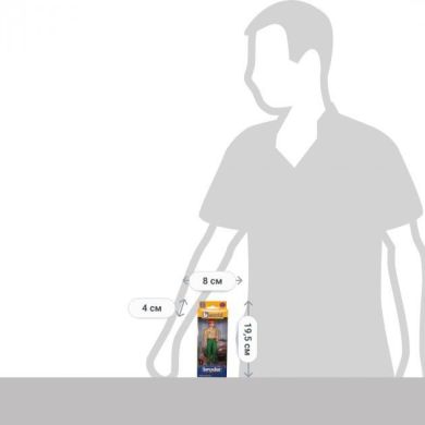 Фігурка Лісоруб з бензопилою і каністрою Bruder 60030