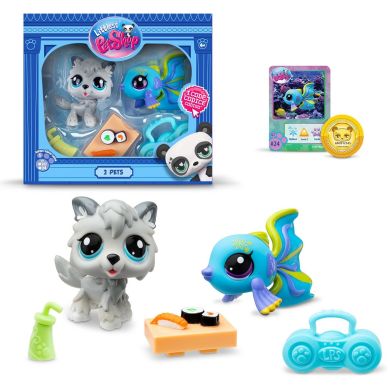 Ігровий набір LITTLEST PET SHOP РОК-Н-РОЛЬНІ СУШІ (2 фігурки, аксес.) 526