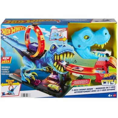 Ігровий набір Полювання Ті-Рекса Hot Wheels HKX42