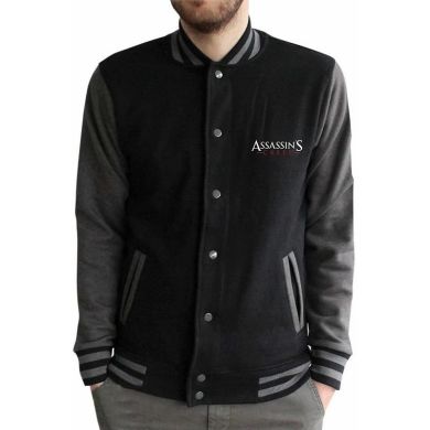 Куртка бомбер Асасін крід Abystyle Assassin's Creed Varsity Jacket Crest, S чорний ABYSWE017S, S