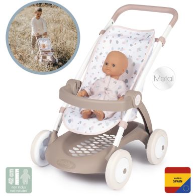 Коляска Baby Nurse Рожева пудра. Прогулянка, з корзиною, 18міс.+ 254018