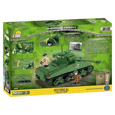 Конструктор COBI Танк Шерман Файрфлай, 500 деталей COBI-2515
