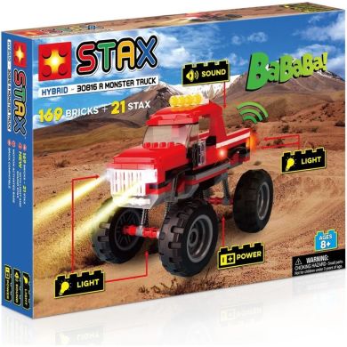 Конструктор электронный STAX Monster Truck красный LS-30816